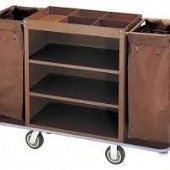 Housekeeping Trolley, 2 x Bags