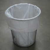 RM-White Plastic Bin Liners on the Roll (Medium) - 50/roll