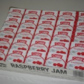 Craig's Raspberry jams-14gm x 75 / tray