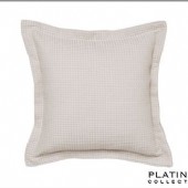 Platinum Ascot Linen Square Cushion