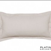 Platinum Ascot Linen Long Cushion