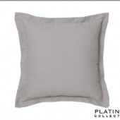 Platinum Ascot Pewter Square Cushion