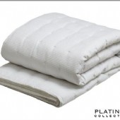 Platinum Ascot White Quilted Coverlet