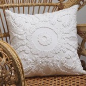 Private Collection Solaris White Square Cushion