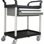 HRM-STR121FPK 2 Level Service Trolley with Drawers