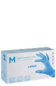 Nitrile Examination Gloves - Sky Blue 