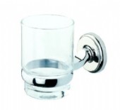 Chrome Tumbler Holder with Glass 5058