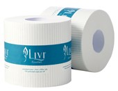 1203-Livi Essentials White Centrefeed Paper Towel - 4 rolls/polybag